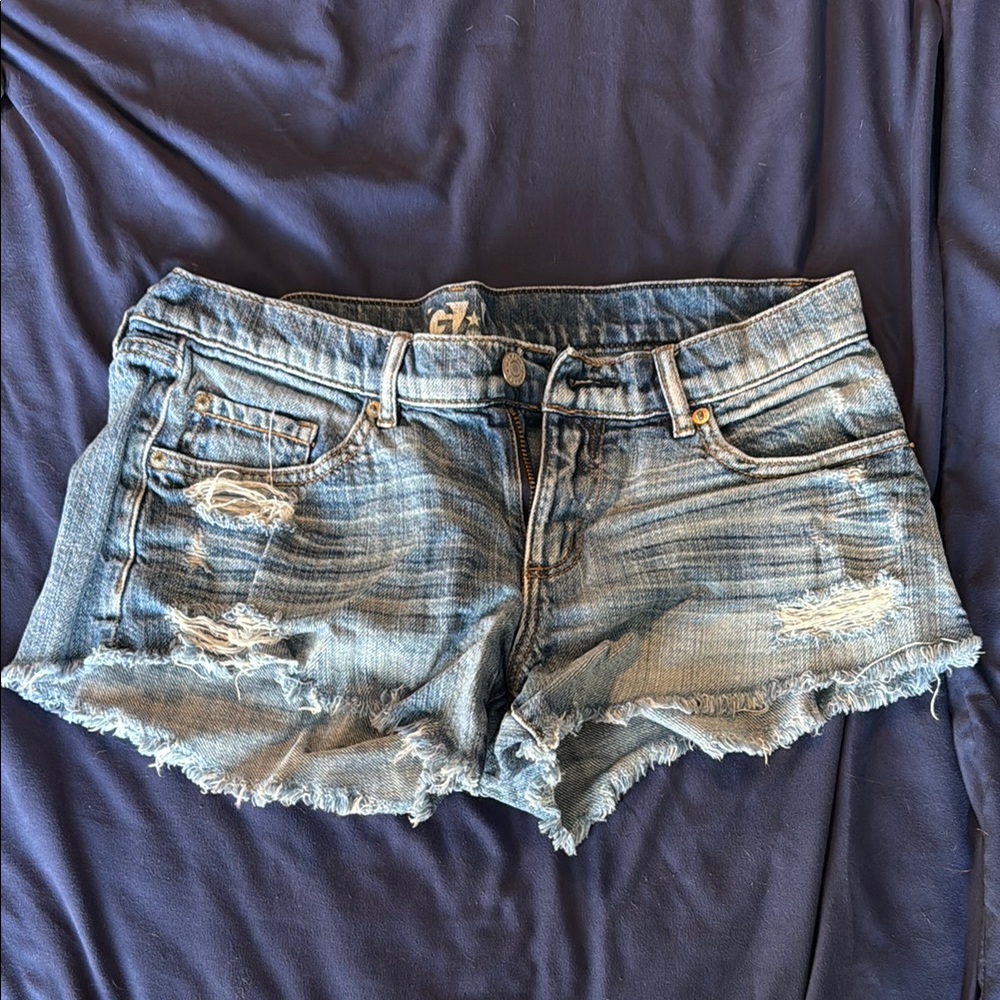 Denim Distressed Women's Shorts